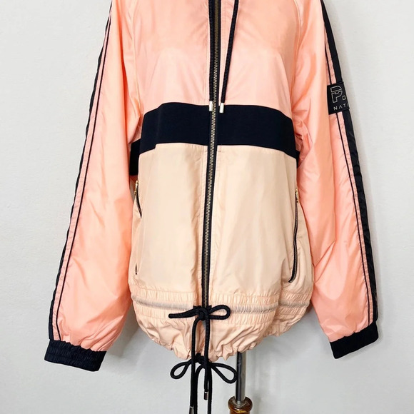 P.E Nation Pink Light Man Down Hooded Jacket - Picture 3 of 11